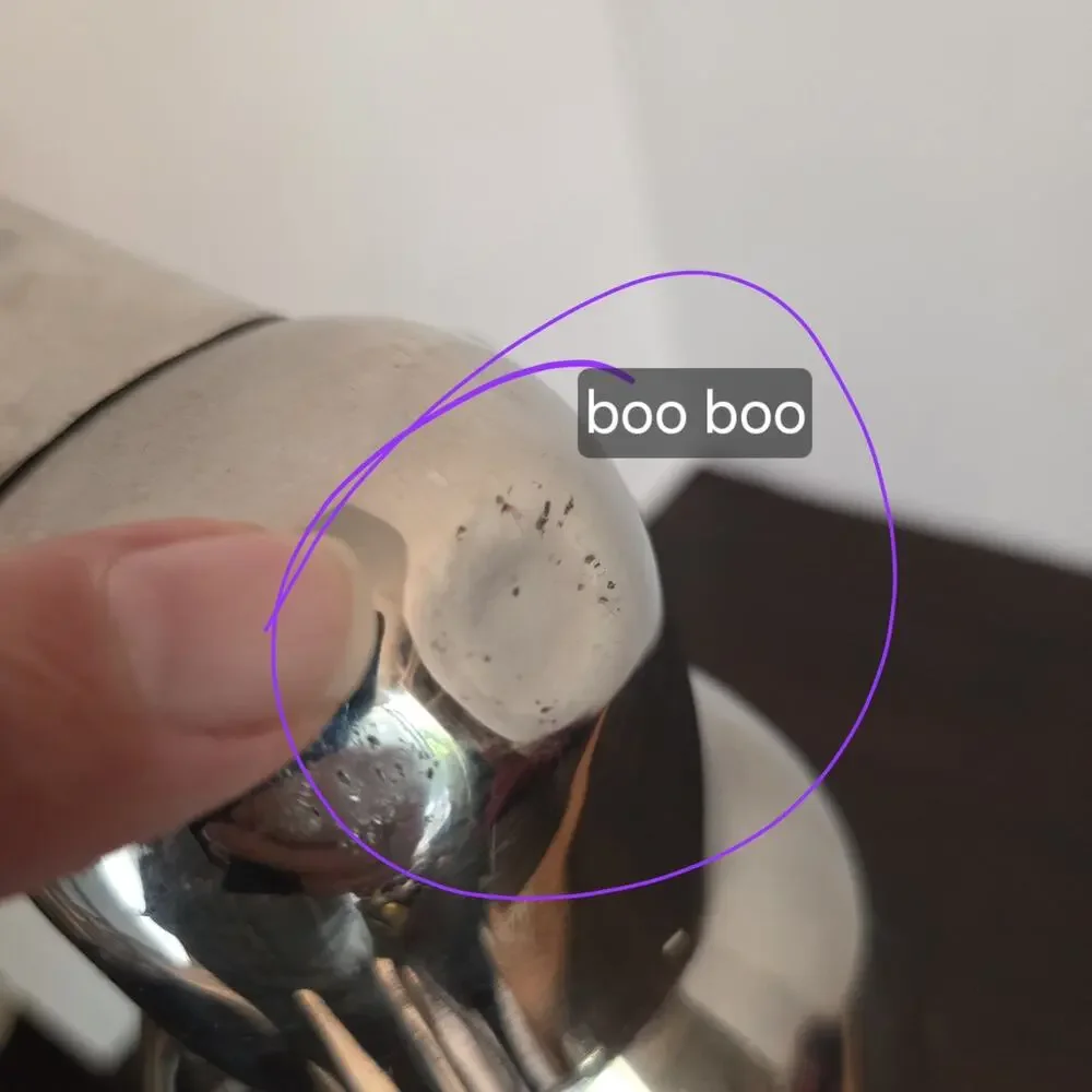 Pottery Barn dent back